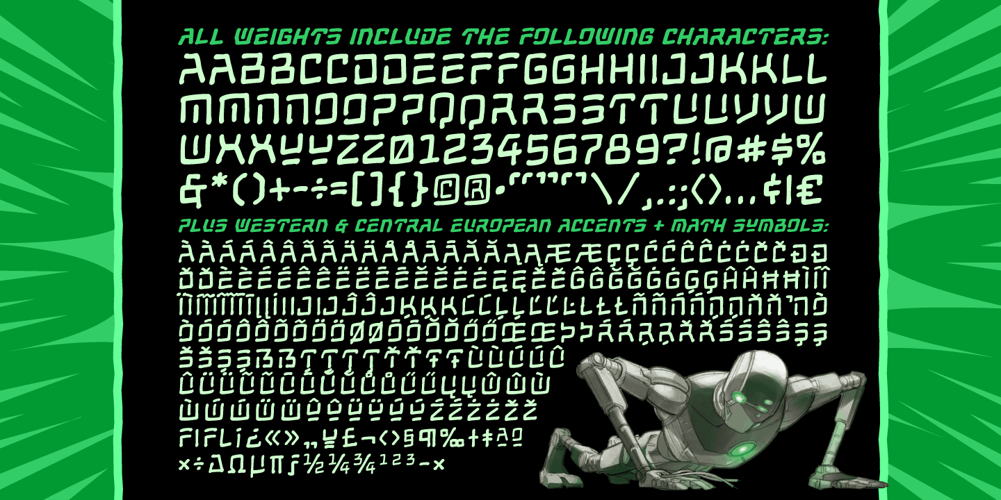 Example font Cybervox #2